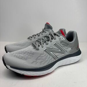 New Balance Fresh Foam 680 v7 Men's US 12D Grey/Black/Red Running Shoes M680RG7